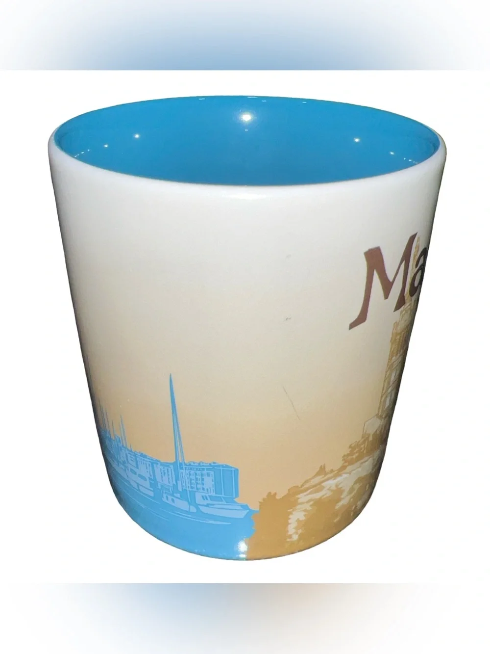 Starbucks Mug France Marseille Global Collection series 16 Oz Coffee Cup 2013